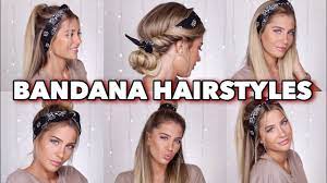 Genau so ist es auch in unserer traumwelt. 5 Super Easy Bandana Hairstyles Mrs Bella Youtube