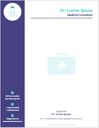 In the case of doctor letterhead samples, your letterheads would serve to make clear whose documents they are, to say nothing of how they can make life more convenient for doctors and patients alike. Doctor S Letterhead Templates For Ms Word Free Microsoft Word Letterhead Templates