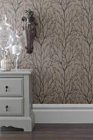 Wallpaper Tree Wallpaper Living Room Wallpaper Living Room Living Room Guests