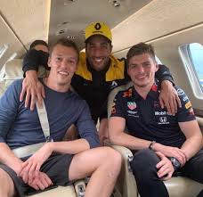 She spent almost three years in a relationship with verstappen's f1 rival, daniil kvyat. Max Kvyat And Ricciardo Sharing Flight Back Formula1