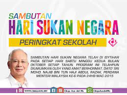 Sambutan hari sukan negara & hari koperasi peringkat sekolah 2018. Sambutan Hari Sukan Negara Peringkat Sekolah