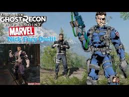 Ghost Recon Breakpoint MARVEL Nick Fury Outfit - YouTube