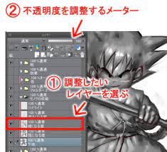 グリザイユ 画法の陰 影の描き方が分かる ドラゴンボールの孫悟空を描いてコツを掴もう マエコのデジタル工房 グリザイユ 描き方 デジタルアートのチュートリアル