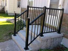 Front Step Railing Google Search Porch Step Railing Front Door Steps Railings Outdoor