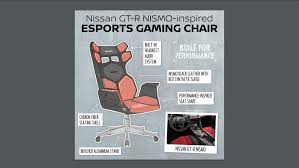 Sofas and chairs gallery furniture. Nissan Releases Race Car Inspired Gaming Chair Concept Sketches