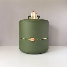 Large Wig Box Vintage Wig Case Treviron Hat Storage Box Hard Plastic Wig Storage Avocado Green Train Case Hat Box Photo Stage Film Prop Box Photos Hat Storage Wig Storage