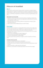 Otro caso sería que una localidad hubiera crecido tanto que, al expandirse, hubiera acabado fagocitando a las localidades cercanas, transformándolas en barrios. Evaluacion Programa Oa07 Hitos En Mi Localidad Curriculum Nacional Mineduc Chile