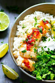 Check spelling or type a new query. Chipotle Fish Taco Rice Bowls With Mango Salsa