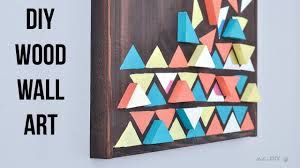 Learn how to make a wall art sign out of upcycled shipping pallets in a few simple steps. Diy Wood Wall Art Large Scale Geometric Art Tutorial Youtube
