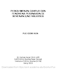 Perkahwinan campur yang pernah viral di malaysia cara menang duit like , subscribe & tekan loceng beri. Pdf Perkahwinan Campur Dan Fenomena Peranakan Di Semenanjung Malaysia Giok Hun Pue Academia Edu