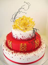L Amour Chinoise Asian Cake Cake Red Cake