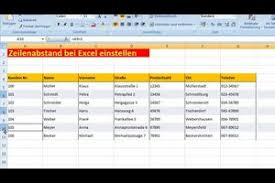 Können sie auch schnell und kostenlos selbst eine frage zu ihrem. Video Zeilenabstand Bei Excel Einstellen So Geht S