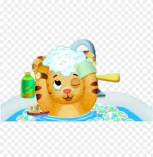 Find high quality tiger clipart, all png clipart images with transparent backgroud can be download for free! Download Daniel Tiger Taking A Bath Clipart Png Photo Toppng
