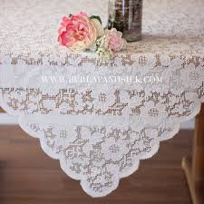 Ivory Lace Tablecloth 54 X 54 Inches Square Lace Table Overlays Lace Table Toppers Wedding Decorations We Wedding Table Linens Lace Tablecloth Table Cloth