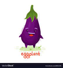 Vector Emoji Eggplant With A Smiley Face Cute Cartoon Eggplant With Happy Emotion Download A Free Preview Or High Quality Ado In 2021 Smiley Face Smiley Cute Cartoon