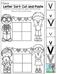 February Fun Filled Learning Letter Sort Letter Worksheets For Preschool Alphabet Worksheets Preschool
