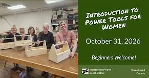 Introduction to Power Tools for Women with Jennifer Hart
