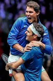 The 2019 laver cup was the third edition of the laver cup, a men's tennis tournament between teams from europe and the rest of the world. Laver Cup 2017 Le Double Federer Nadal Rafael Nadal Photographie De Sport Joueur De Tennis