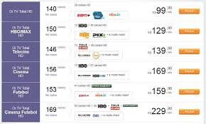 Television service provider in limeira, brazil. Novos Pacotes Oi Tv Com Ate 59 Canais Hd Exorbeo