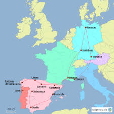 Hier kann ich dankenswerterweise die erste nacht verbringen bevor es nach frankreich geht. Stepmap Frankreich Spanien Portugal April Mai 2015 Landkarte Fur Europa