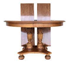 1522 bethlehem pike, hatfield, pa 19440 info@buckscountyestatetraders.com store: Ethan Allen Maple Pedestal Dining Table With 2 Leaves Chairish