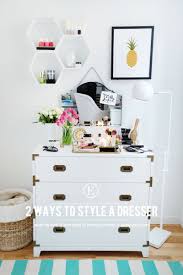 Or is that just too many? 2 Ways To Make The Most Of Styling Your Dresser The Everygirl
