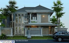 Rumah klasik modern 1 lantai (4 photos). Model Rumah Klasik Modern 2 Lantai Type 550 M2 Kavling Hook