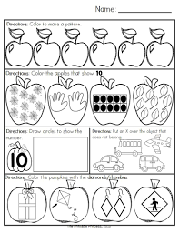 October Morning Work For Kindergarten 20 Pages Of Reading And 20 Pages Of Math Kindergarten Math Activities Kindergarten Morning Work Kindergarten Worksheets