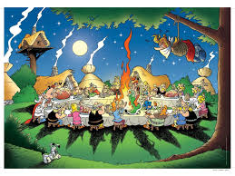 Le Banquet Asterix 1500 Piece Jigsaw Puzzles Wallpaper Space Banquet