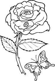 There are so many drawings of roses to print and color for children! Color Pages Roses Coloring Home
