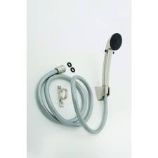The glacier bay 86 in. Brushed Nickel Rv Vinyl All Purpose Shower Hose Kit