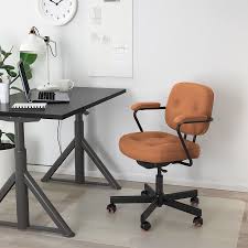 Alefjall Office Chair Grann Golden Brown Ikea In 2020 Office Chair Home Office Furniture Cool Chairs