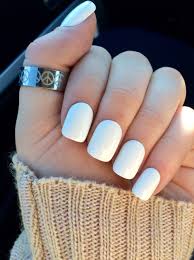 Since acrylic nails are a combination of liquid monomer and powder polymer when applied to your nails and exposed to the air, they form a hard layer, so you're. White Acrylic Nails But In Short New Expression Nails