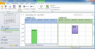 Outlook View Multiple Calendars Side By Side Or In Overlay Mode