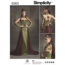 Simplicity Pattern 8363 Misses 39 Fantasy Ranger Costume Free Costumes Simplicity Sewing Patterns Costume Sewing Patterns