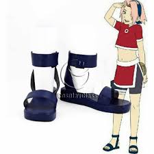 Naruto The Movie Haruno Sakura Cosplay Shoes Cosplay Shoes Cosplay Boots Naruto Shoes