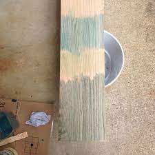 A simple color washing technique for a layered color look. My Color Washed Living Room Floor A Beautiful Mess