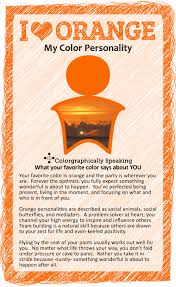 My Favorite Color Is Orange Meaning And Personality