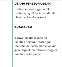 Maybe you would like to learn more about one of these? Membuat Keliping Jenis Jenis Usaha Perseorangan Dan Kelompok Brainly Co Id