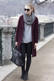 42 Winter Fashionable Outfits Ideas For Women The Finest Feed Burgundy Coat Outfit Coat Outfits Stylish Winter Coats