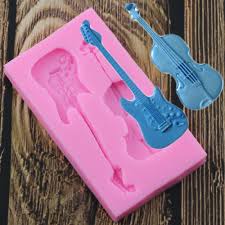 Nach dem abkühlen müsst ihr euch einen ausstecher suchen, der hinterher das motiv im kuchen darstellen soll. 3d Fondant Kuchen Dekoration Violine Kuchen Dekorieren Tools Silikon Form Gitarre Elektrische Kuchen Dekorieren Fondant Form Cake Molds Aliexpress