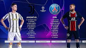 Es el logo del efootball pro evolution soccer 2021. Pes 2021 Psg Juventus Gameplay Pc Hdr Superstar Mod Youtube