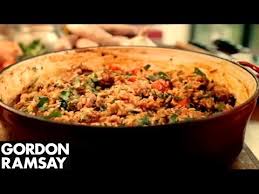 1 Spicy Sausage Rice By Gordon Ramsay Youtube Gordon Ramsay Recipe Hot Italian Sausage Recipes Gordon Ramsay
