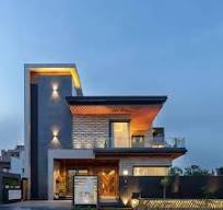 Modern Design Light Steel Frame Prefabricated House Two Storey Luxury  Prefab Villa