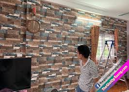Xốp dán tường ngoài trời được không? Mua xốp tường 3D gạch gỗ