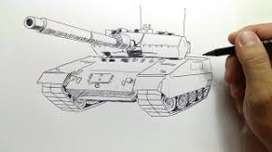 Teng baja perang cara mengemudinya. Cara Menggambar Mobil Tank Perang Militer By Belajar Menggambar