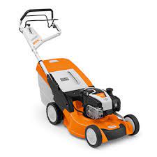 Insert battery, squeeze the trigger and go! Rm 650 Ve Petrol Lawn Mower With Vario Self Propulsion And Electric Start
