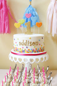 First Birthday Cake Images For Girls Deanna Pappas Daughter S Birthday Party Project Nursery 1st Birthday Cakes First Birthday Cakes Birthday Cake Kids