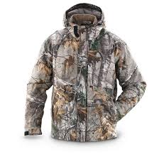 guide gear poly tricot hunting jacket realtree xtra camo