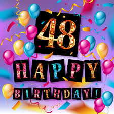 48 Years Anniversary Vector Illustration Stock Illustration Download Image Now Istock